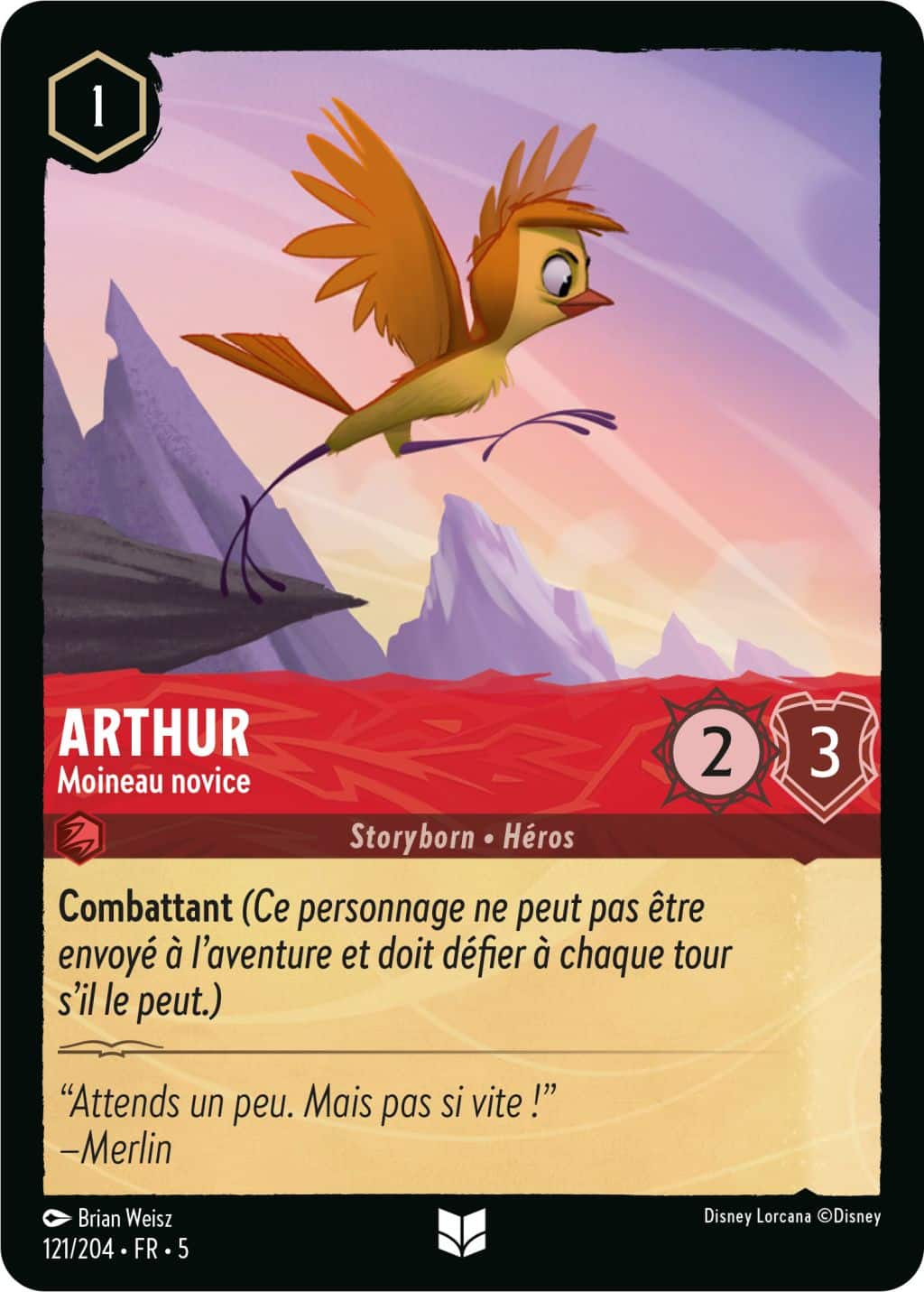 121/204-FR-5 - Arthur (foil)