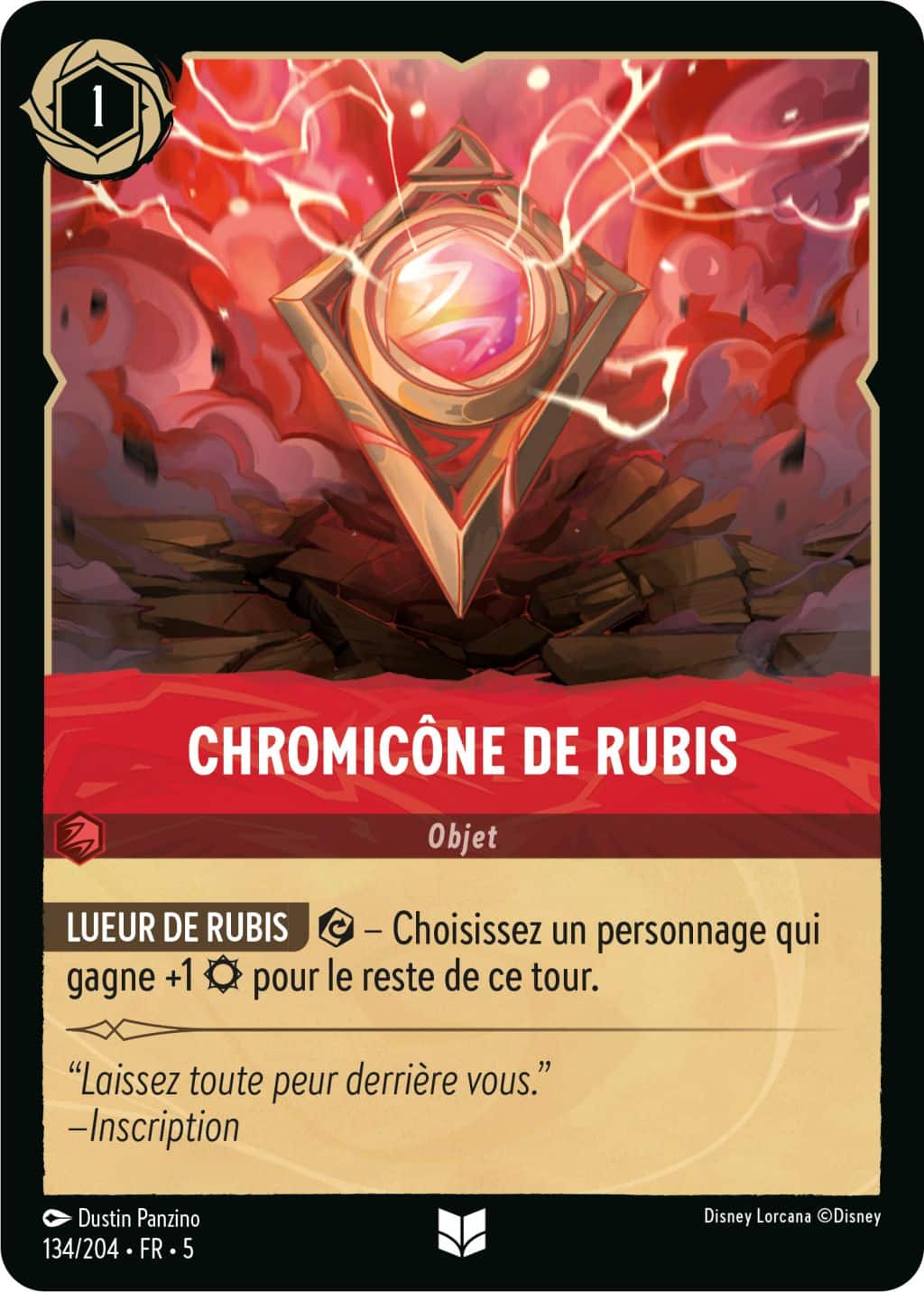 134/204-FR-5 - Chromicône de Rubis (foil)