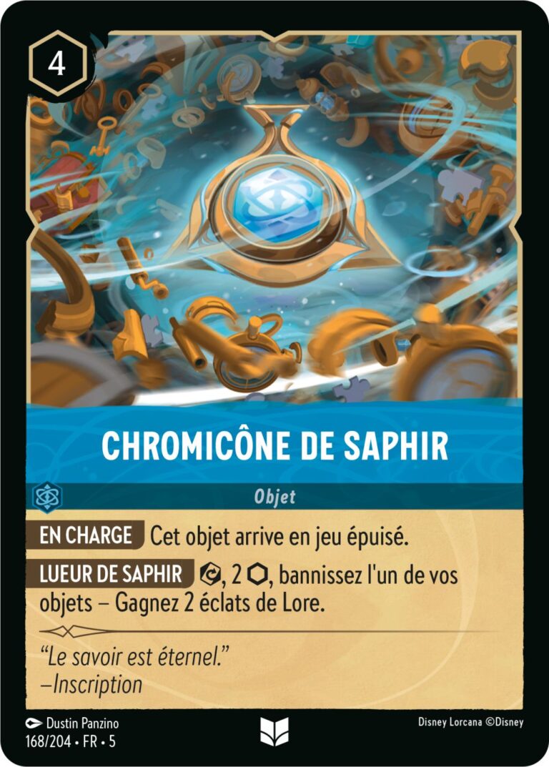 168/204-FR-5 - Chromicône de Saphir (foil)