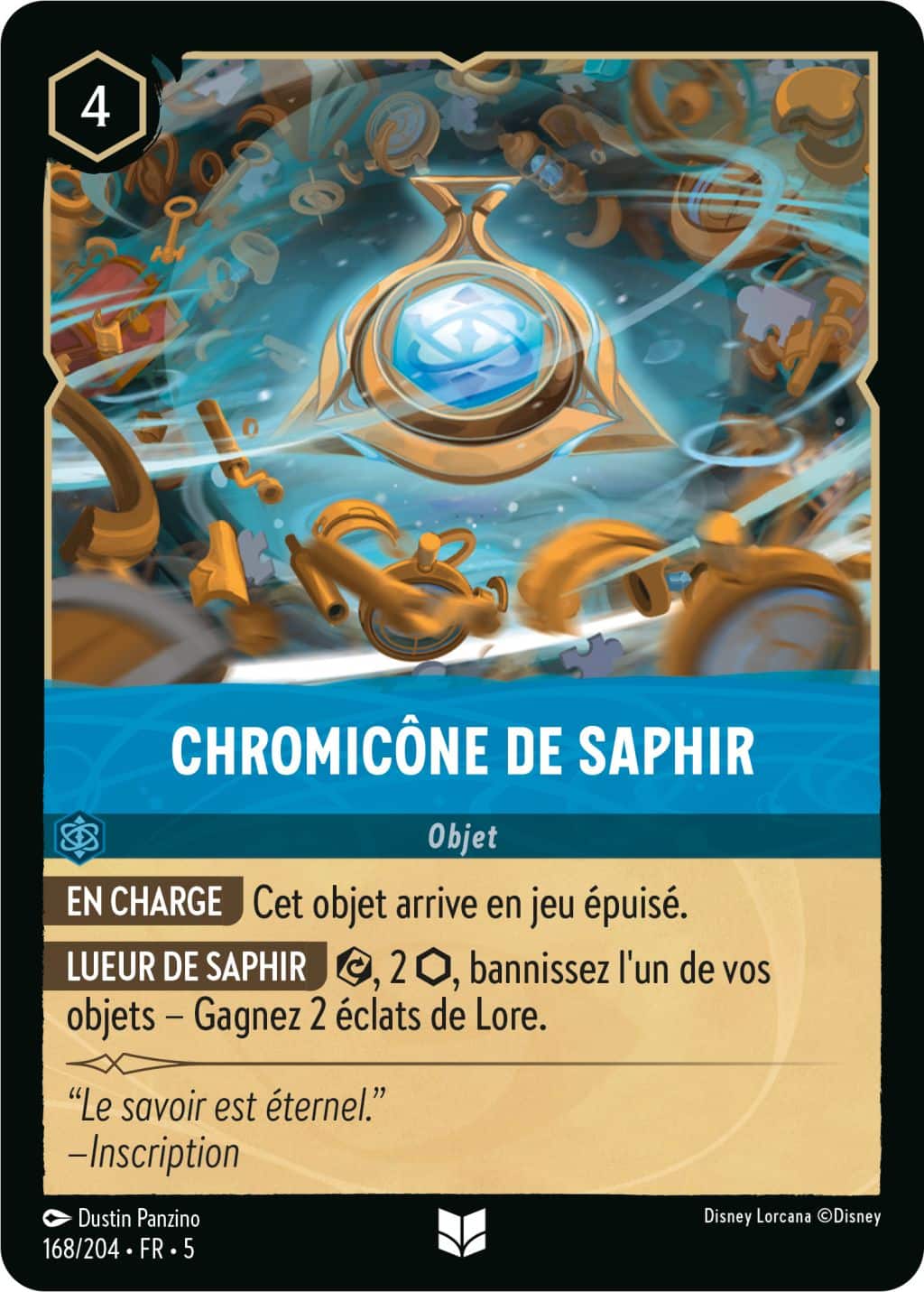 168/204-FR-5 - Chromicône de Saphir (foil)