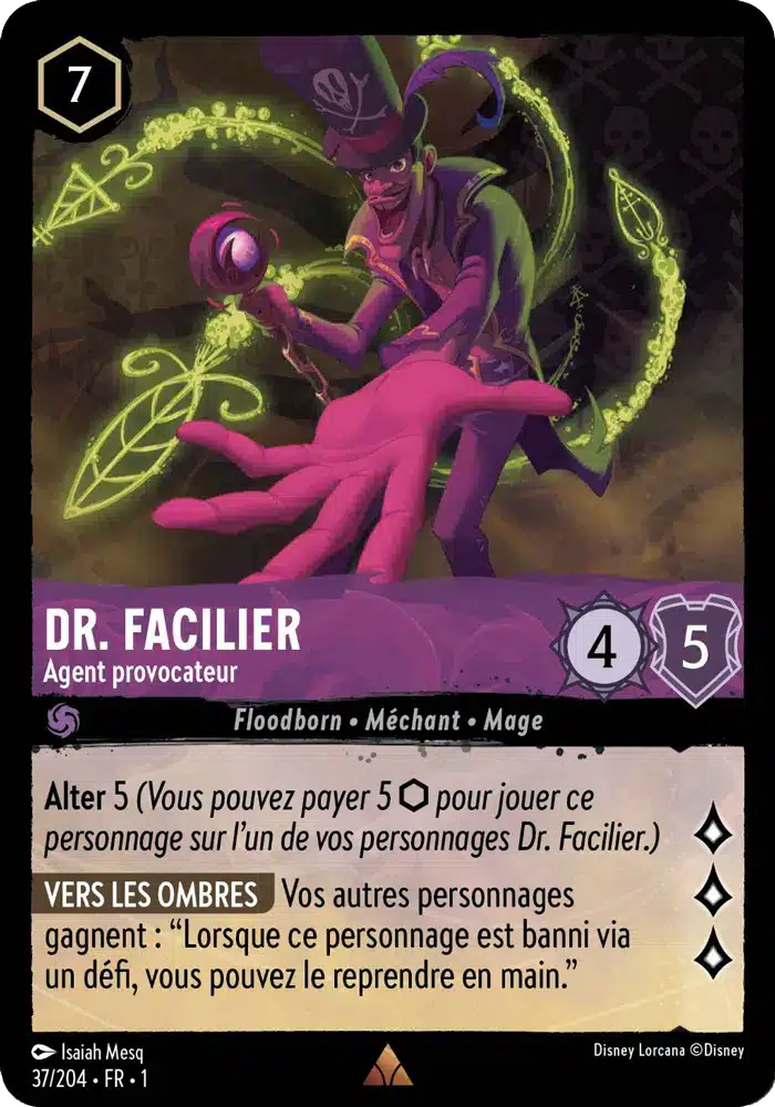 37/204-FR-1 - Dr. Facilier (foil)