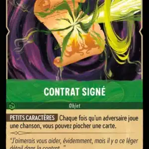 99/204-FR-4 - Contrat signé