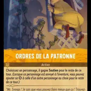 25/204-FR-3 - Ordres de la patronne