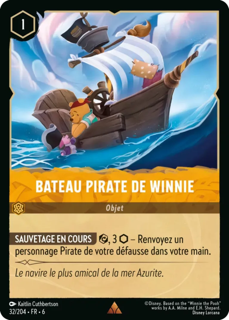 32/204-FR-6 - Bateau Pirate de Winnie