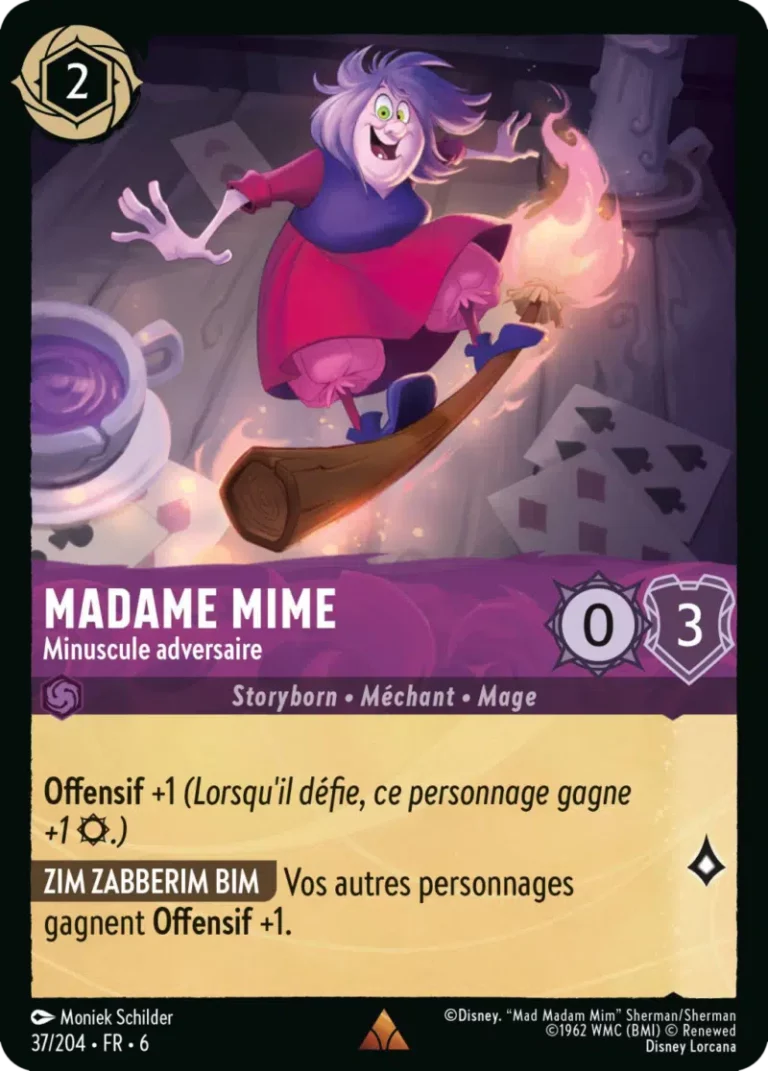 37/204-FR-6 - Madame Mime