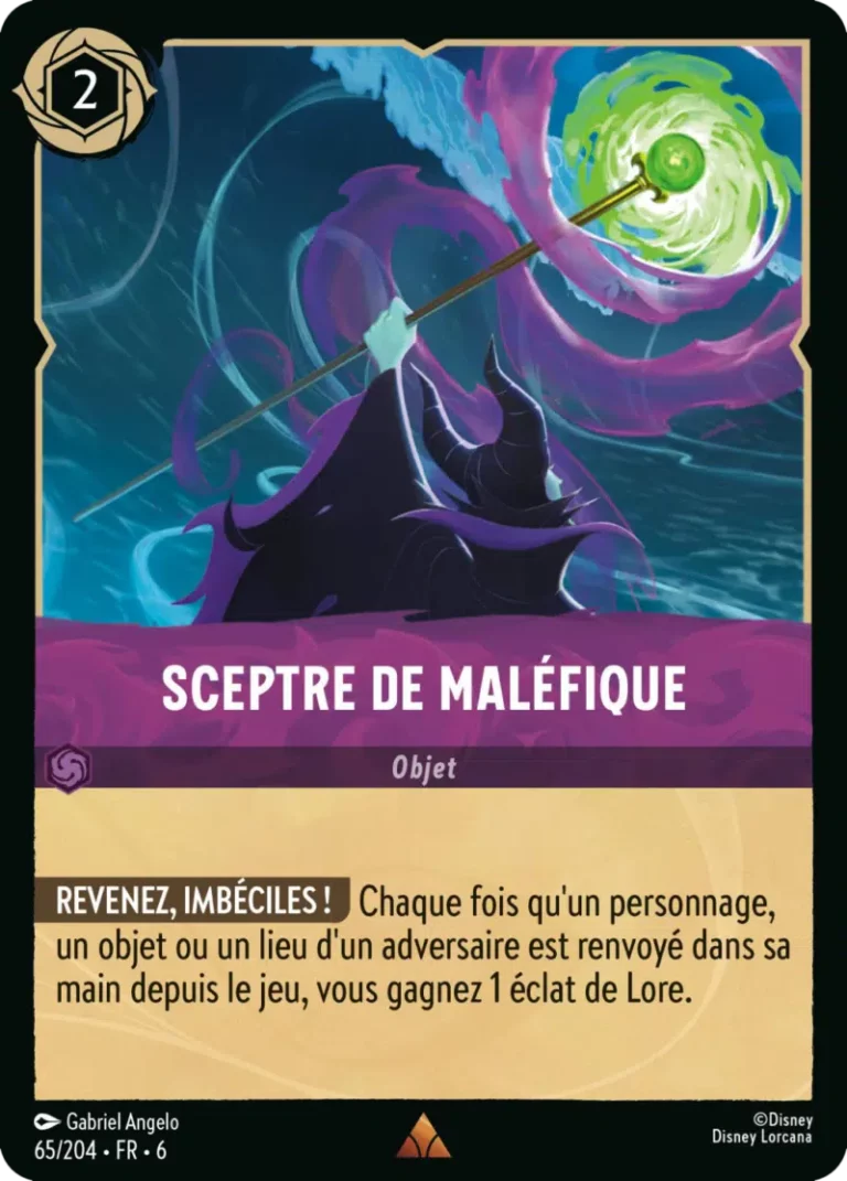 65/204-FR-6 - Sceptre de maléfique